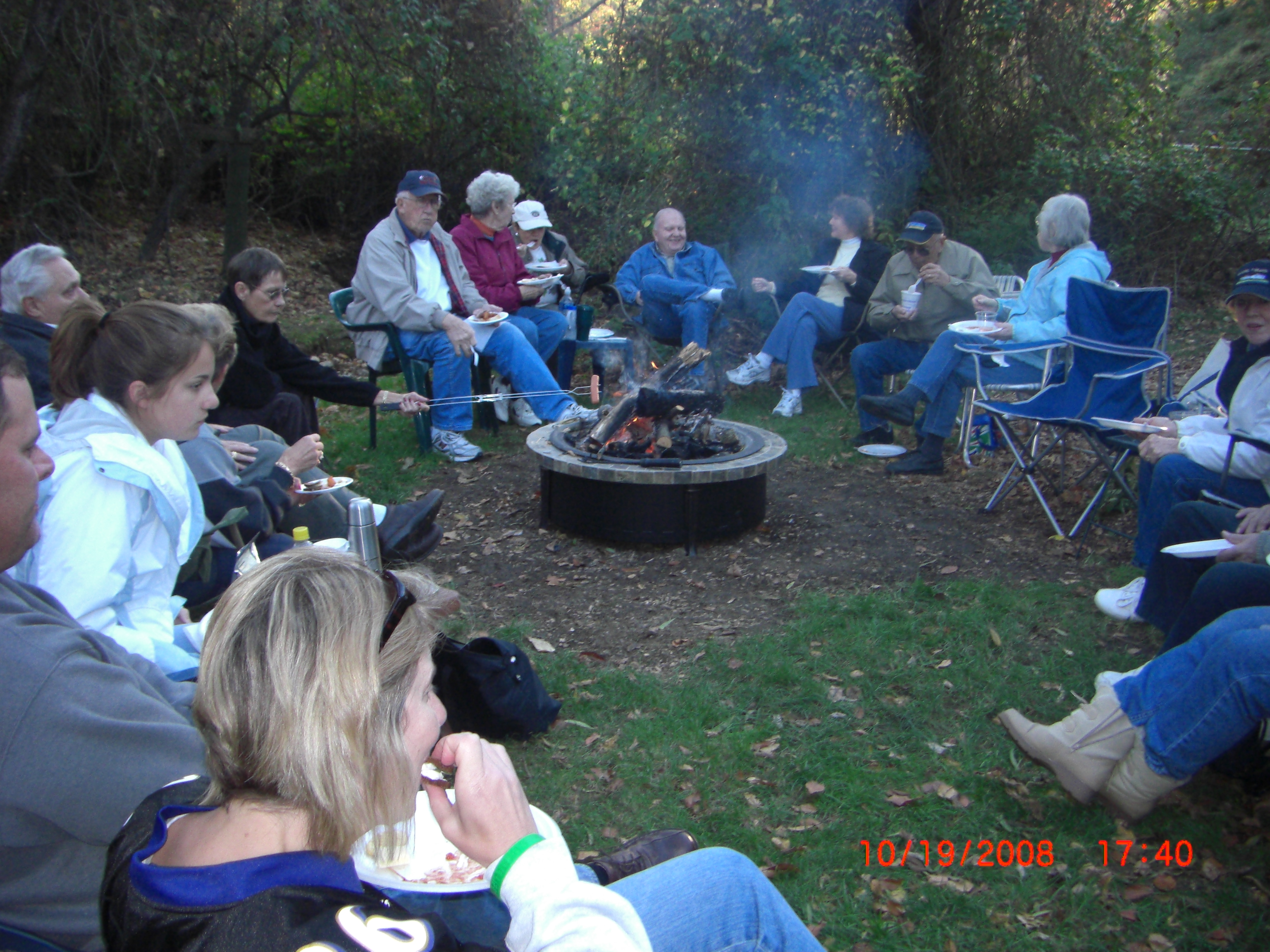 Hot Dogs and Marshmallows Around the Fire