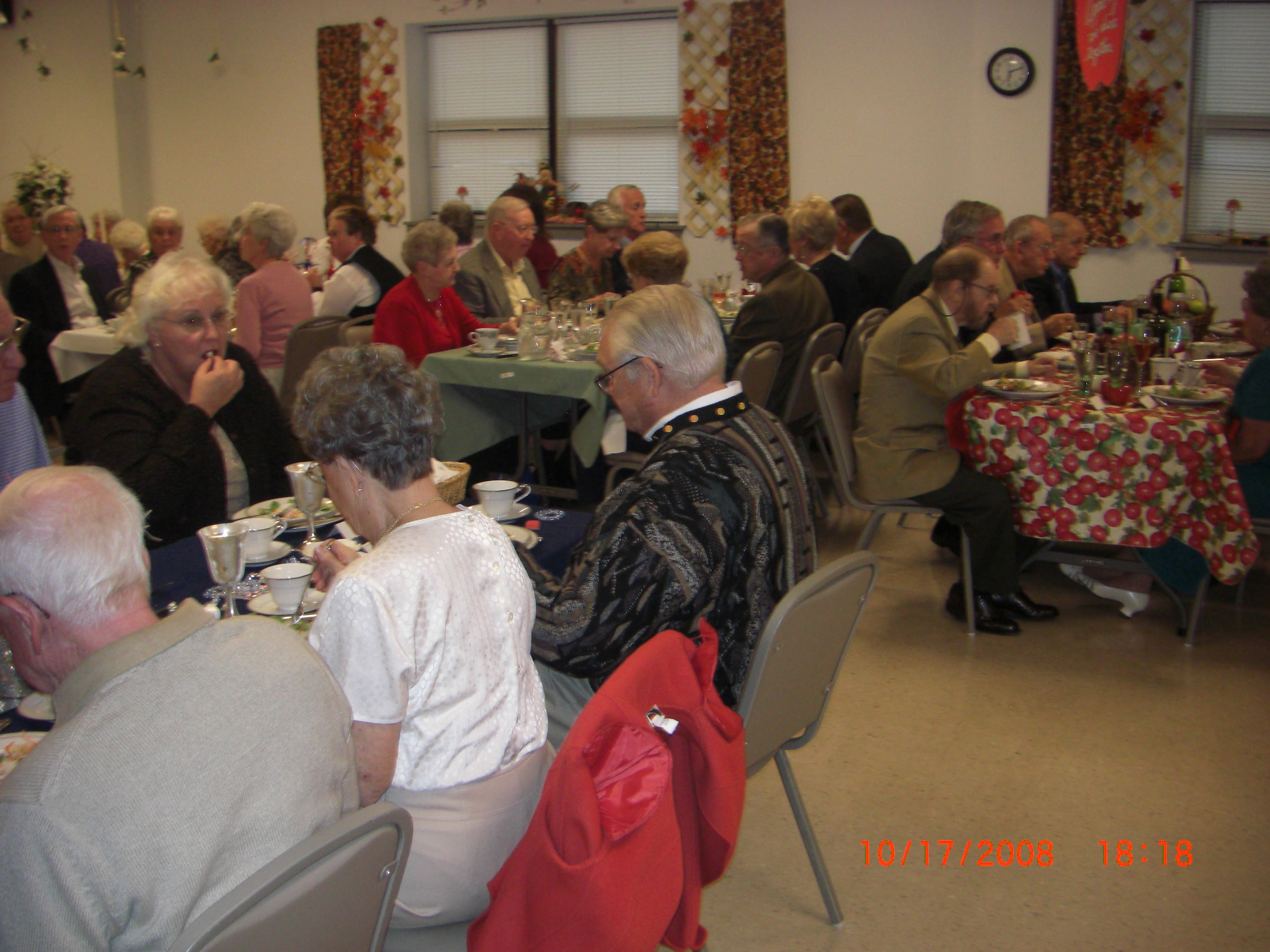 Community Dinner in the Clubhouse